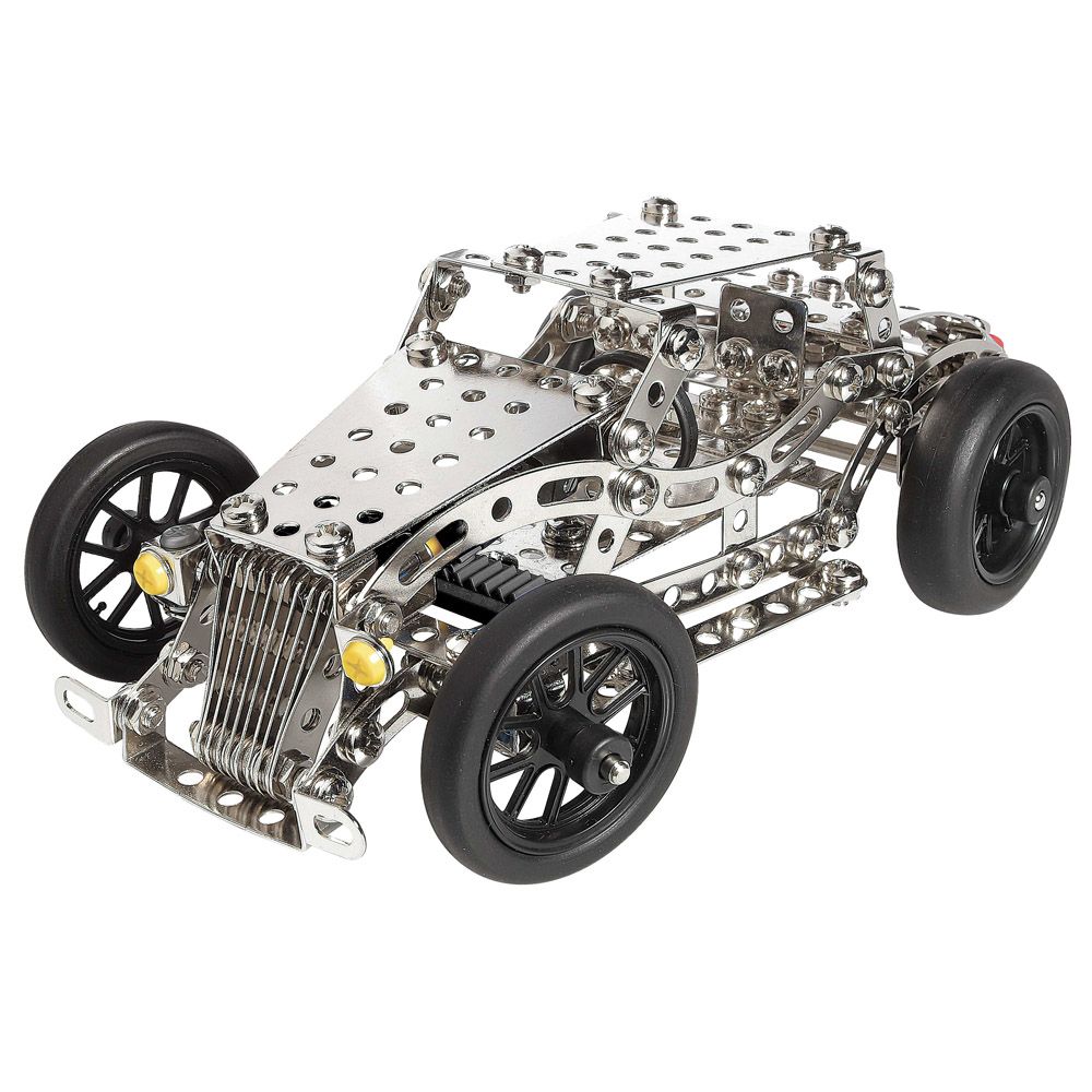 Метален конструктор, Автомобил Hot Rod - 2 модела, 370 части