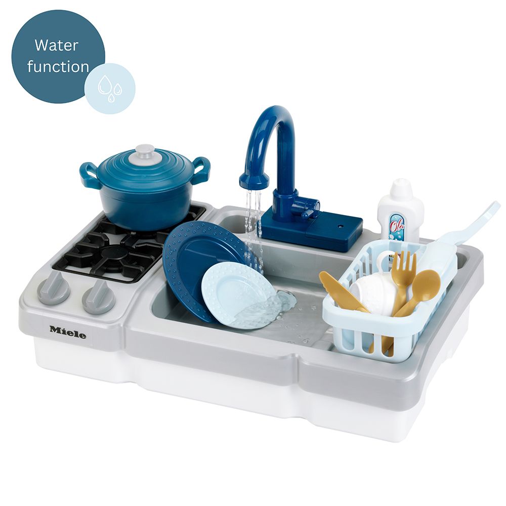 Детска кухненска мивка Miele, с течаща вода и котлон