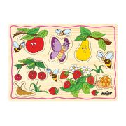 Дървен пъзел с дръжки, Плодове