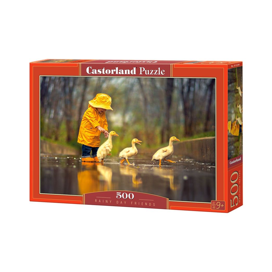 Castorland, Приятели в дъждовен ден, пъзел 500 части