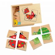Комплект 4 дървени пъзела, Калинка