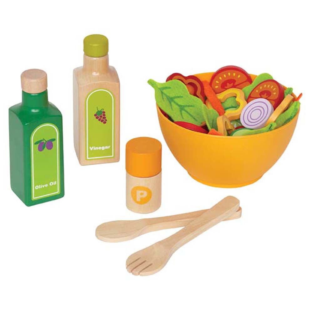 Hape, Дървен готварски комплект, Салата