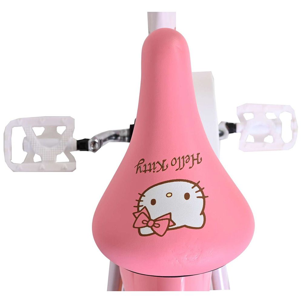 Детски велосипед с помощни колела, Hello Kitty, 12 инча