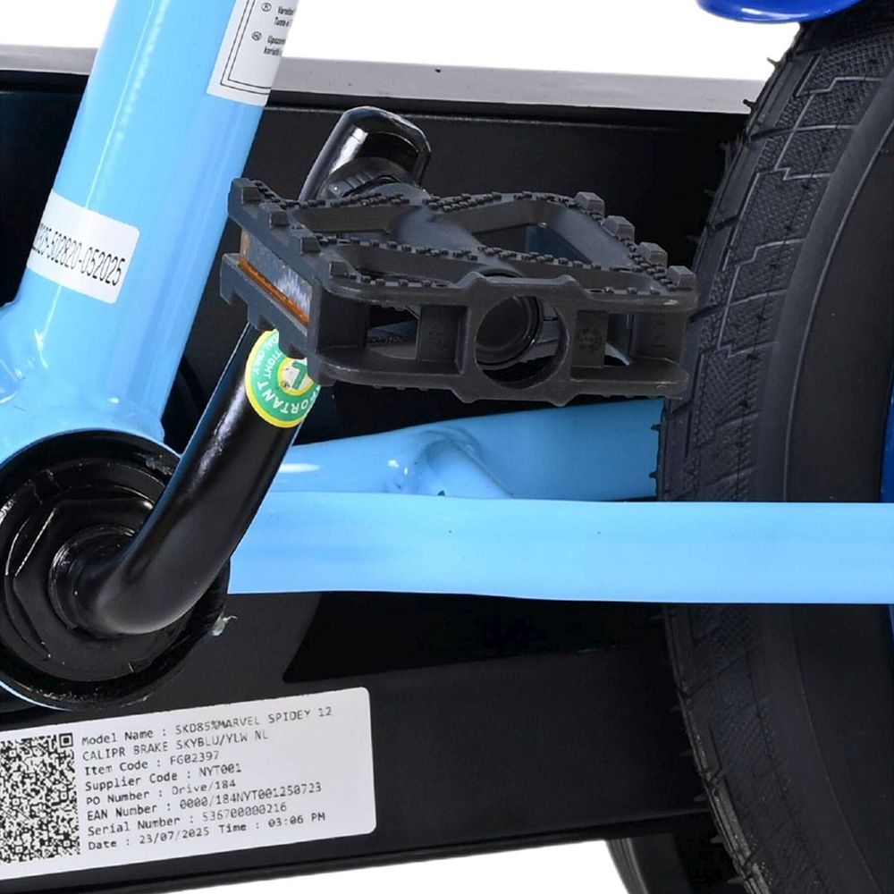 Детски велосипед с помощни колела, Спайди и неговите приятели,12 инча