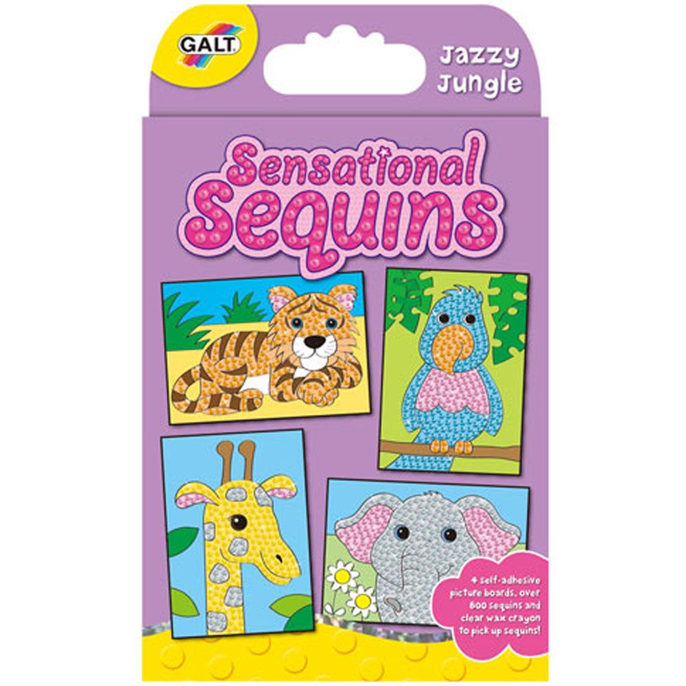 Galt Toys, Изкуство с пайети "Джунгла"