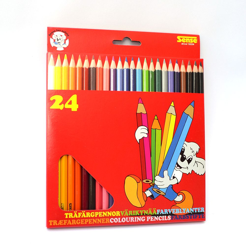 Sense, Цветни моливи, 24 броя