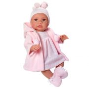Кукла-бебе, Лея, с розово палто