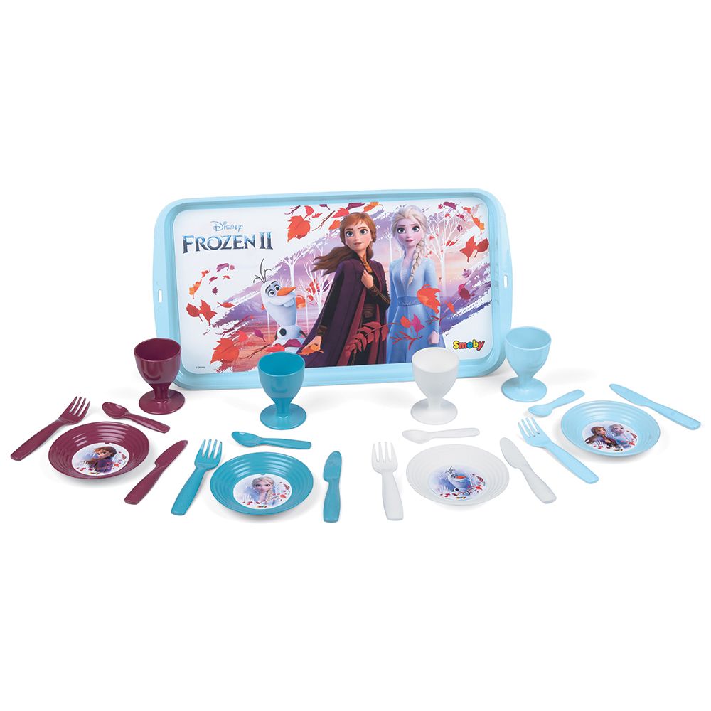 Smoby, Детски сервиз за хранене, Frozen
