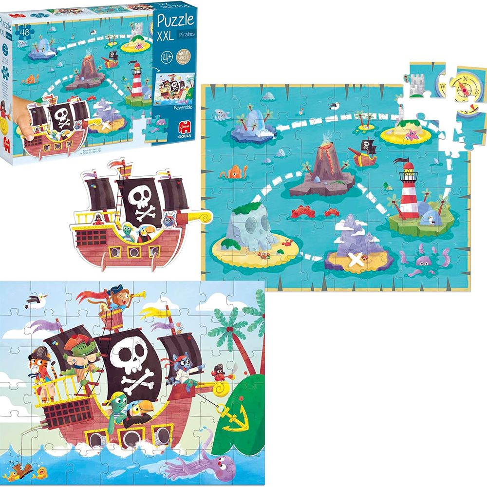 Пъзел XXL 48 части, Пирати