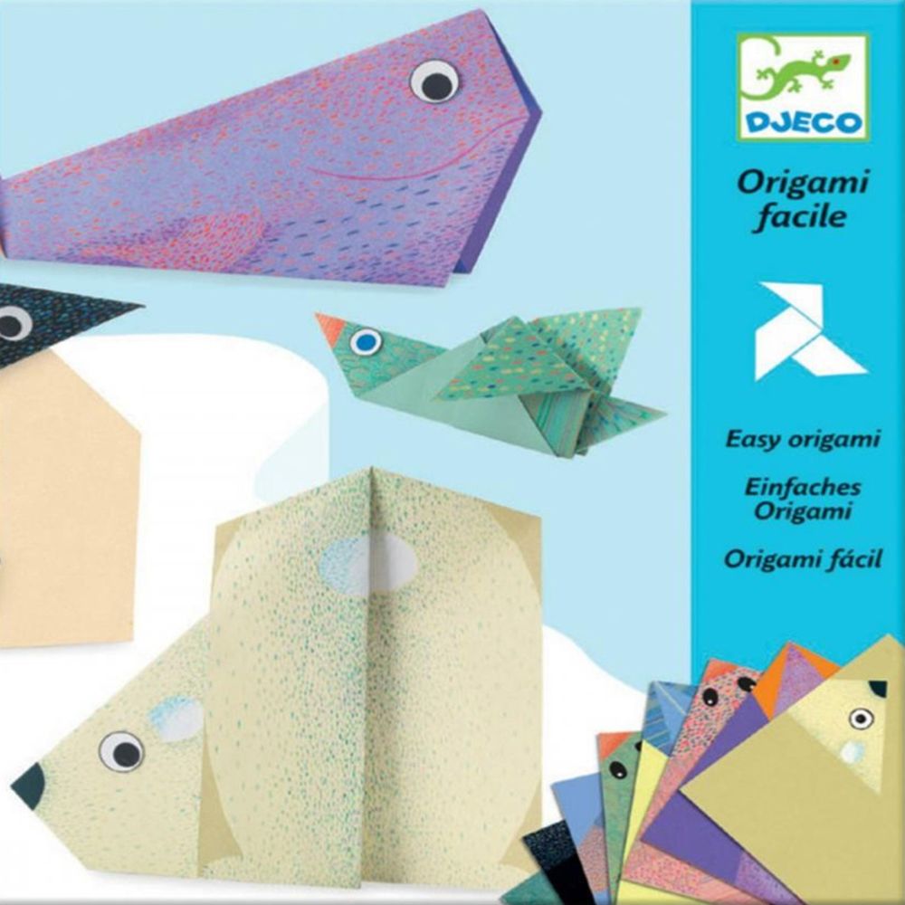 Djeco, Комплект за оригами, Животни от северния полюс