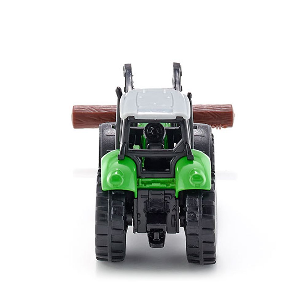Трактор Deutz, с преден товарач за дърва