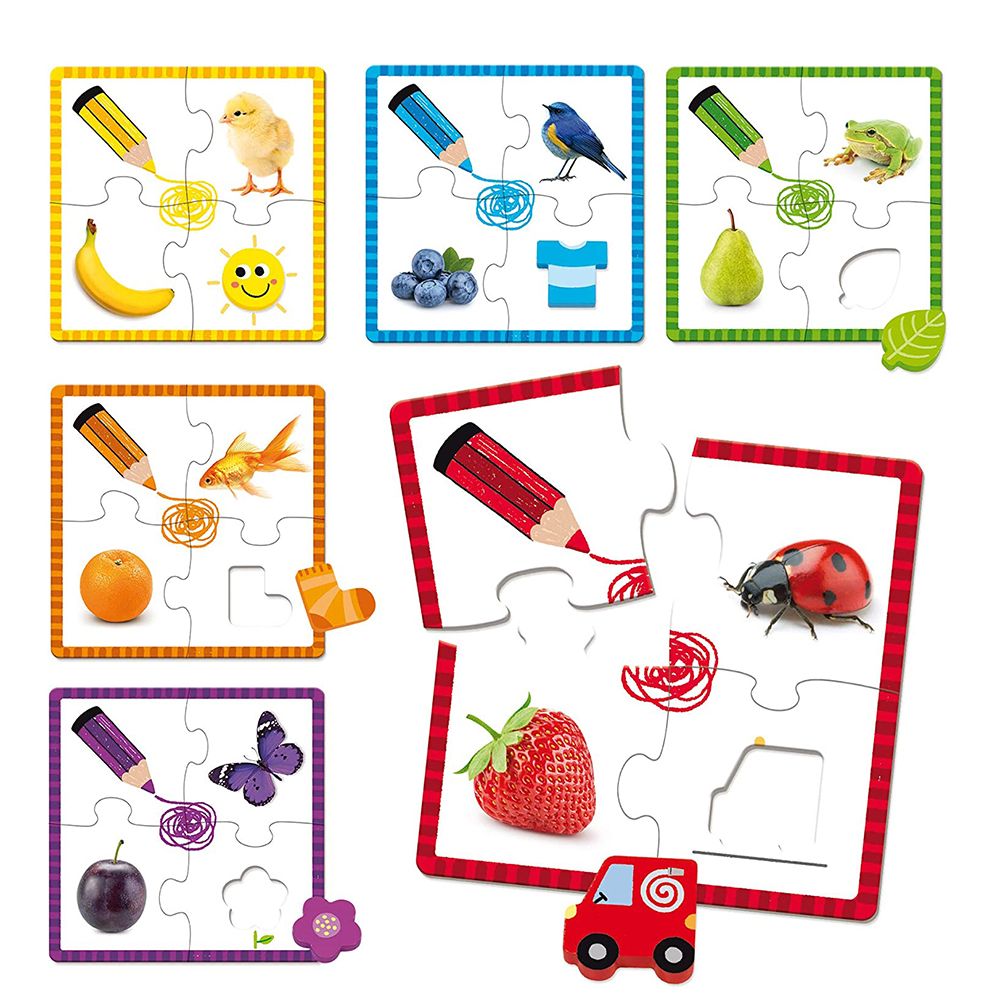 Образователни пъзели, Научи цветовете