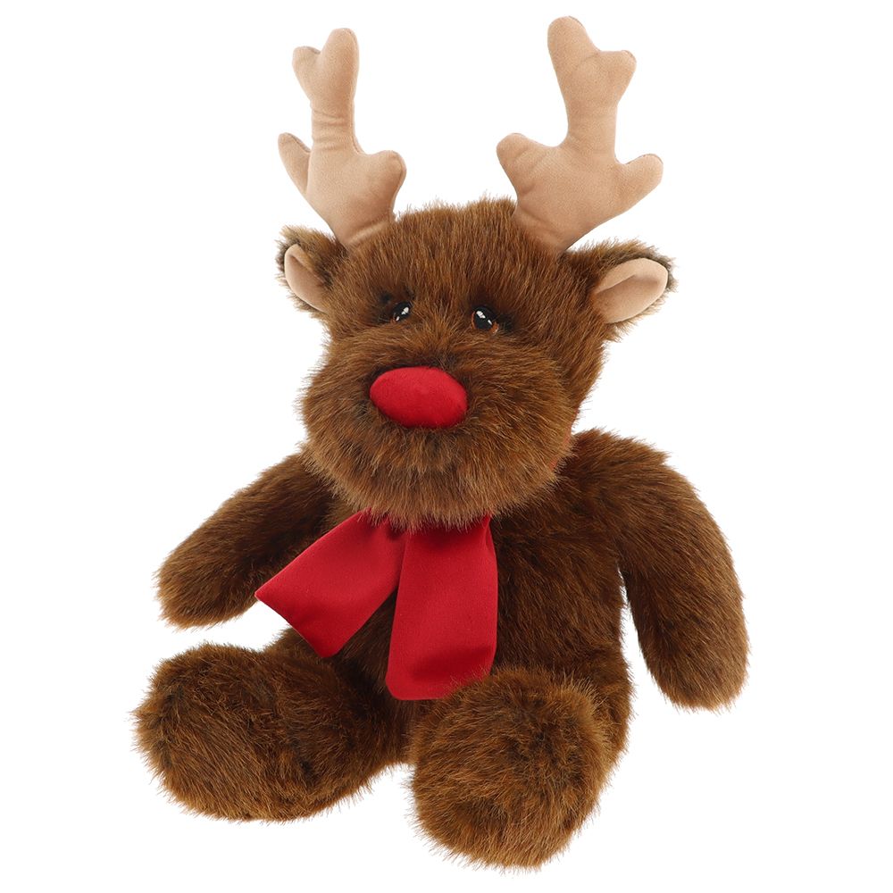 Keeleco Christmas, Плюшен коледен елен Рудолф, 20 см, Keel Toys
