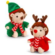 Екологична играчка, Таралежче с коледно облекло, 25 см