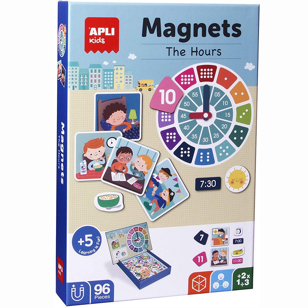 Apli kids, Магнитна дидактическа игра, Колко е часът?