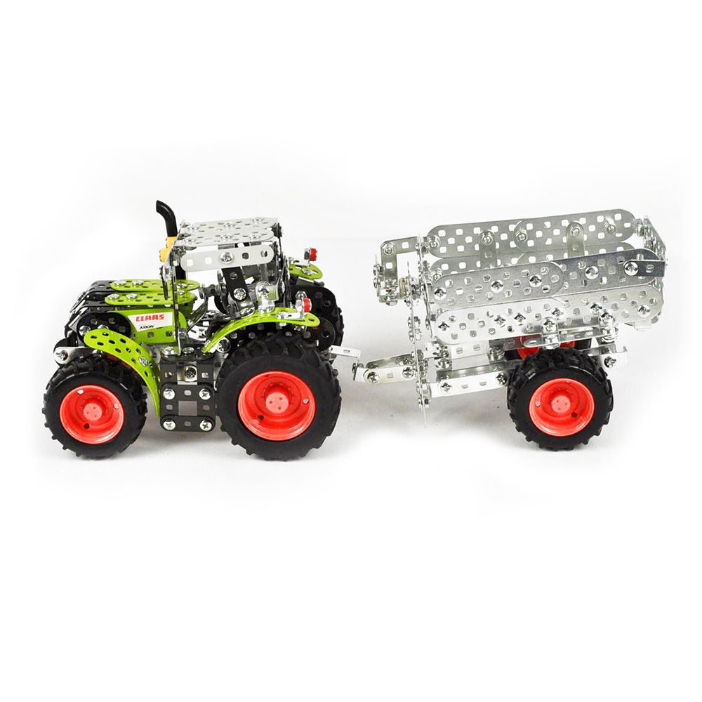 Метален конструктор Трактор Claas Arion 430 с ремарке, 700 части