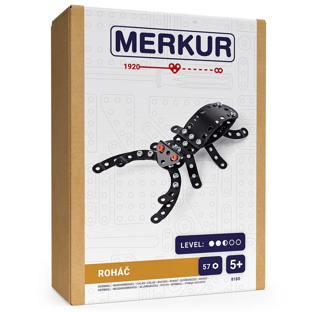 Merkur, Насекоми, Бръмбар-рогач, 57 части