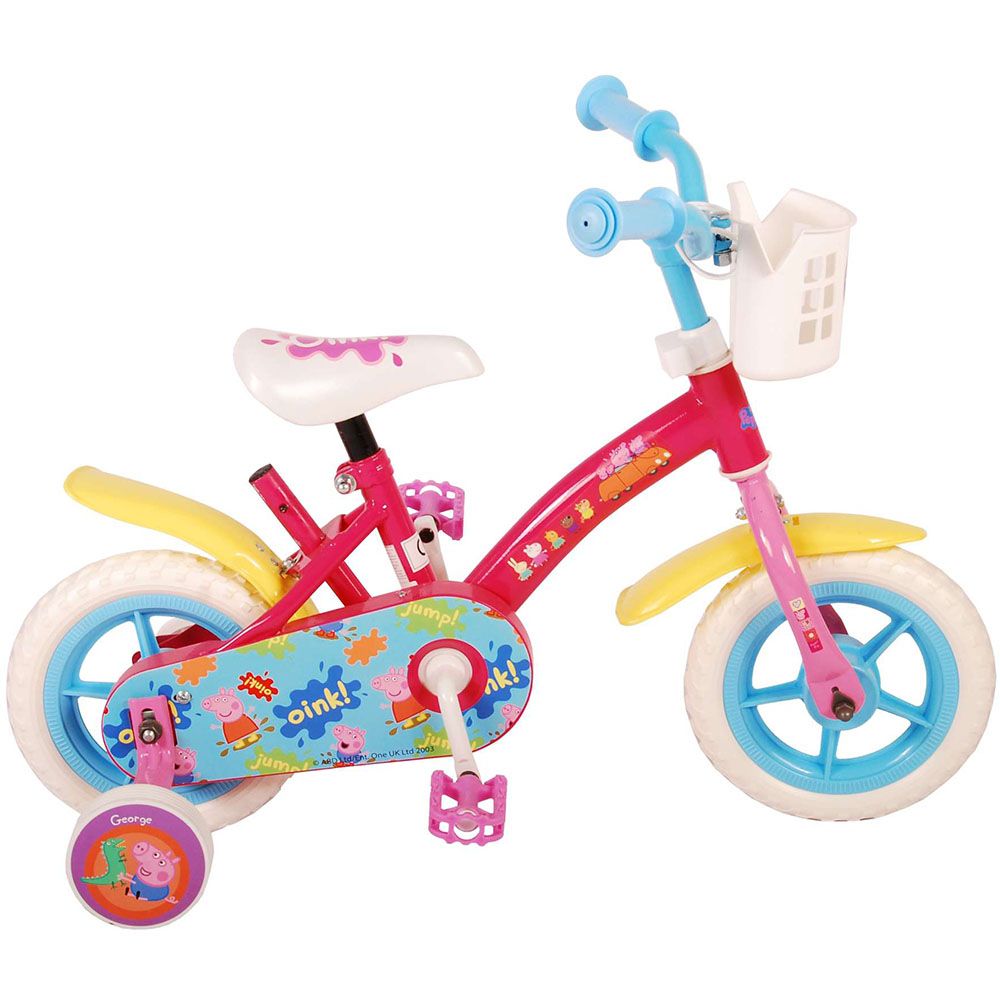 E&L Company, Велосипед с помощни колела, Peppa Pig, 10 инча