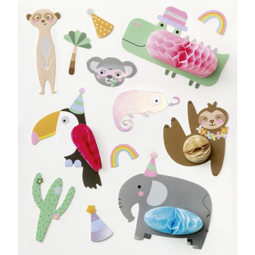 Стикери с 3Д ефект, Джунгла