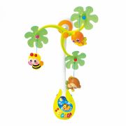 Бебешка музикална въртележка и лампа, 2 в 1, Джунгла