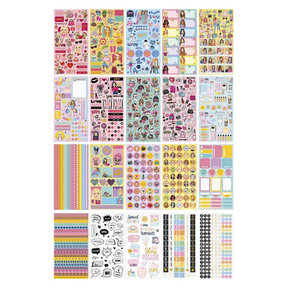 Луксозна книжка със стикери, Мода