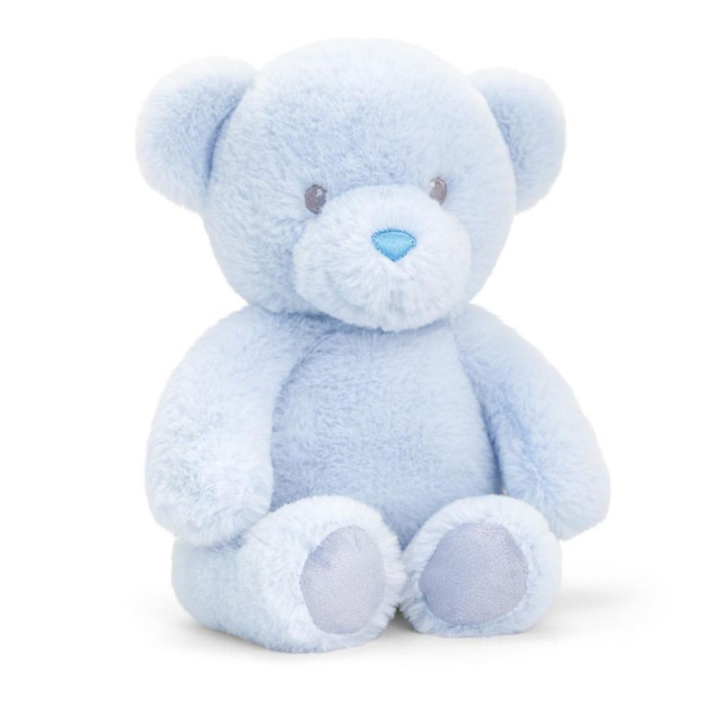 Keeleco Baby, Екологична плюшена играчка, Синьо мече, 25 см, Keel Toys