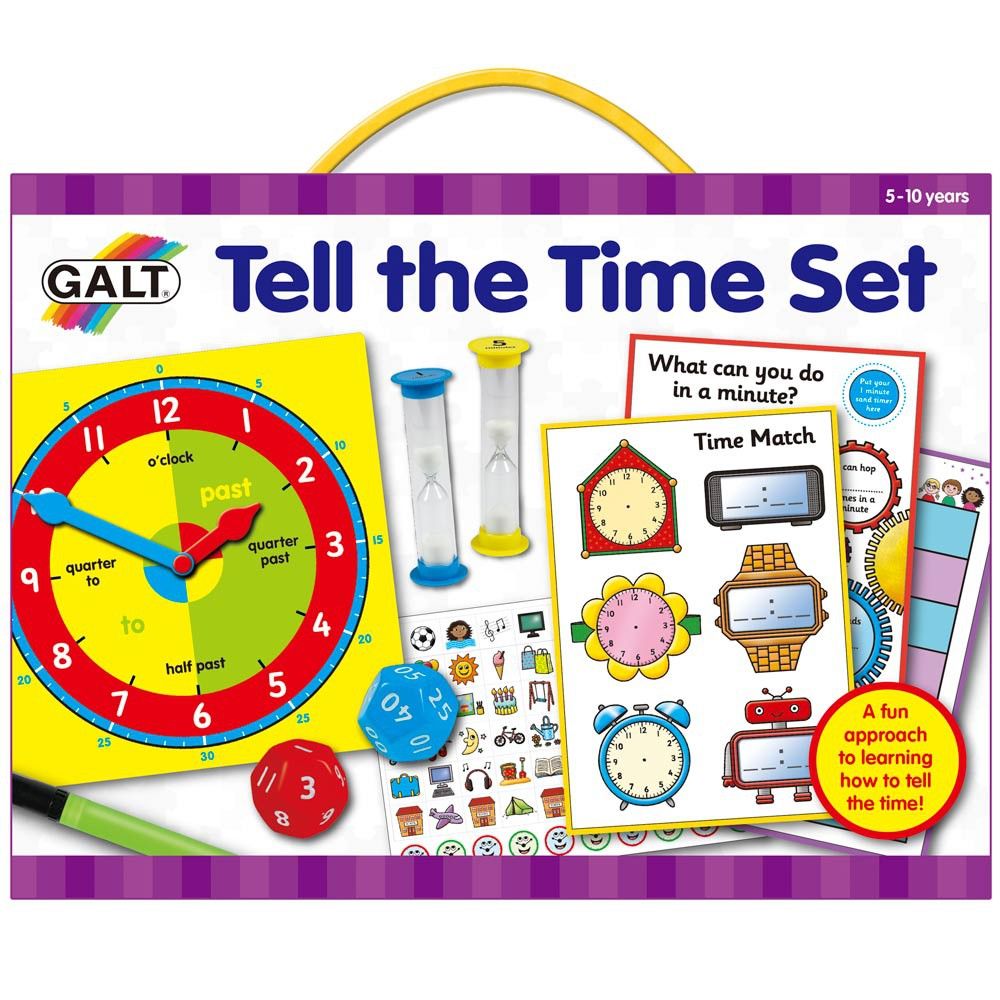 Galt Toys, Детски комплект за обучение, Колко е часът?