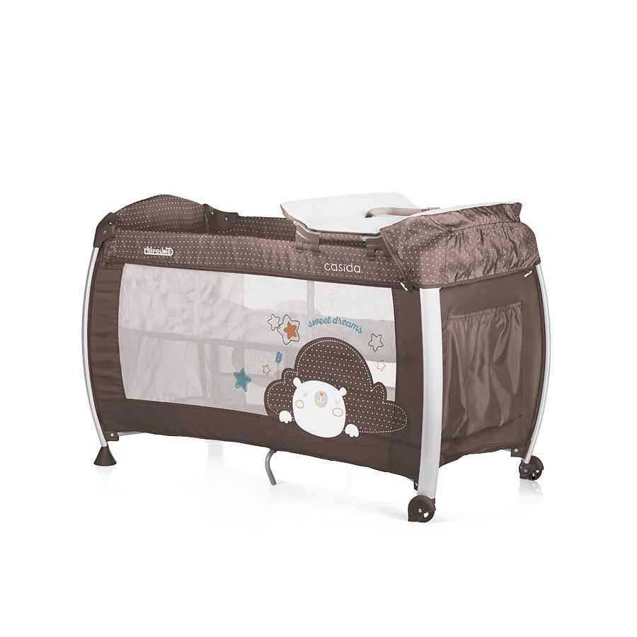 Chipolino, Детска кошара за спане и игра Касида, кафява