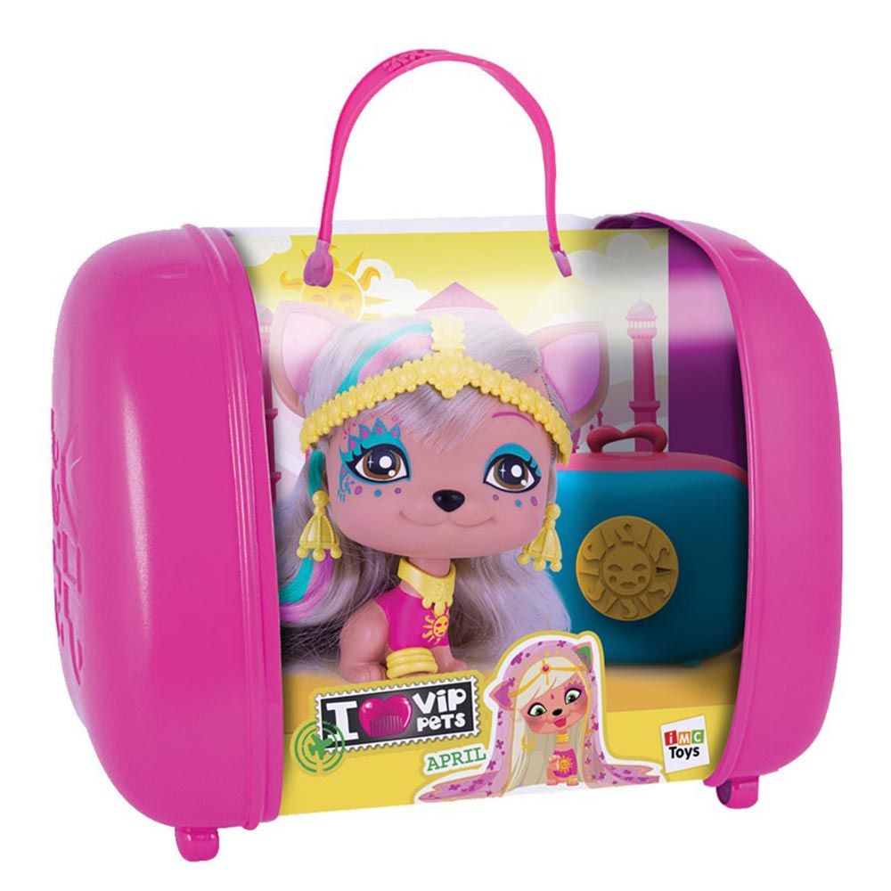 IMC TOYS, VIP PETS 750 Домашен любимец ЕЙПРИЛ, Пътешествие в Индия