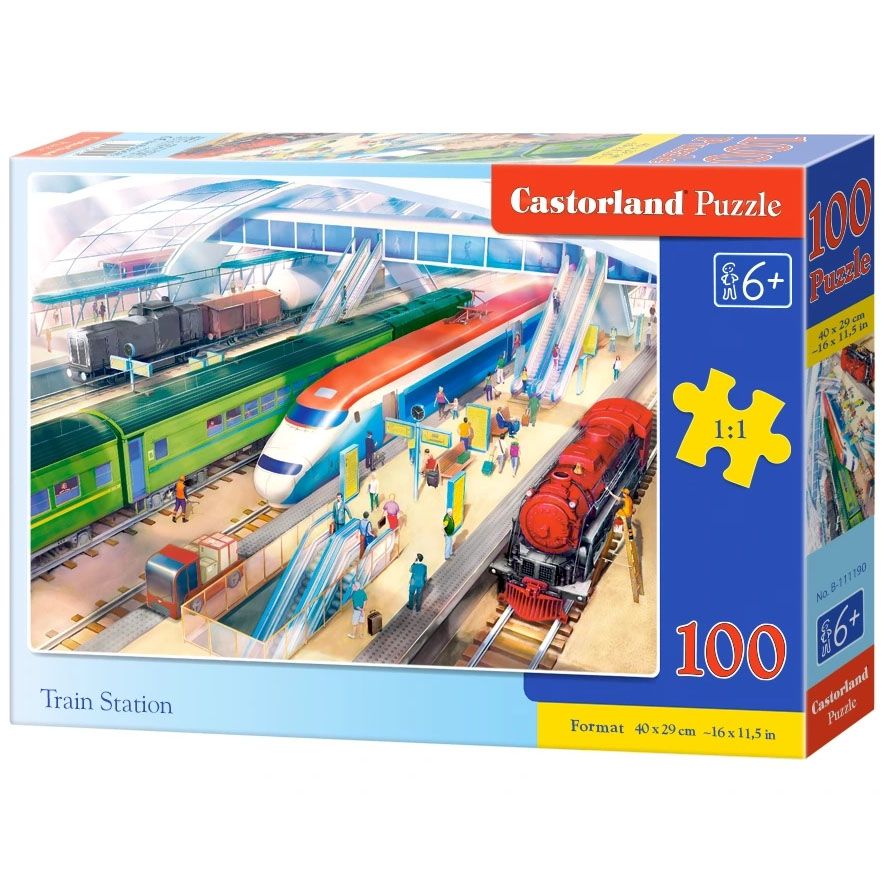 Castorland, Влакове, пъзел 100 части