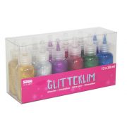 Блестящо лепило, 12 бутилки