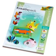 Креативен комплект с цветна хартия и фотохартия 23 x 33 см, 50 листа, 25 цвята