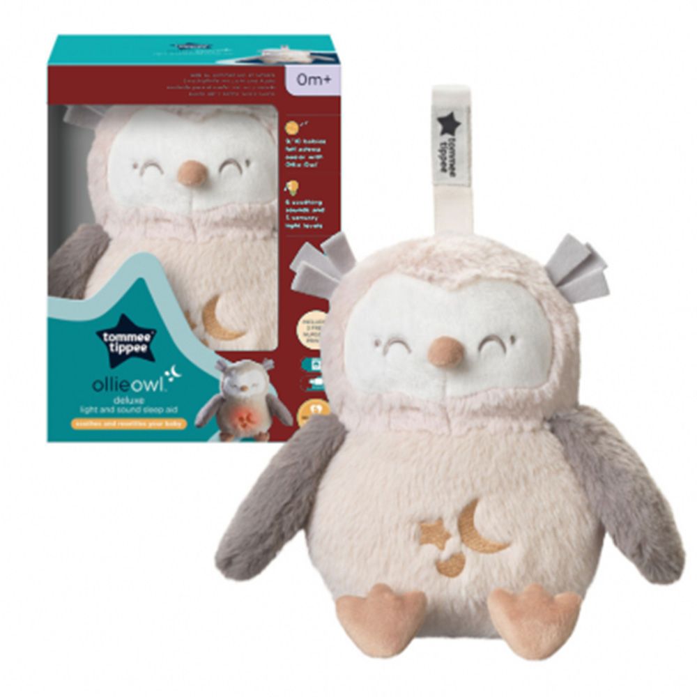 Tommee Tippee, Бухалчето Оли Делукс с БЯЛ ШУМ, бебешка играчка за сън, Toy