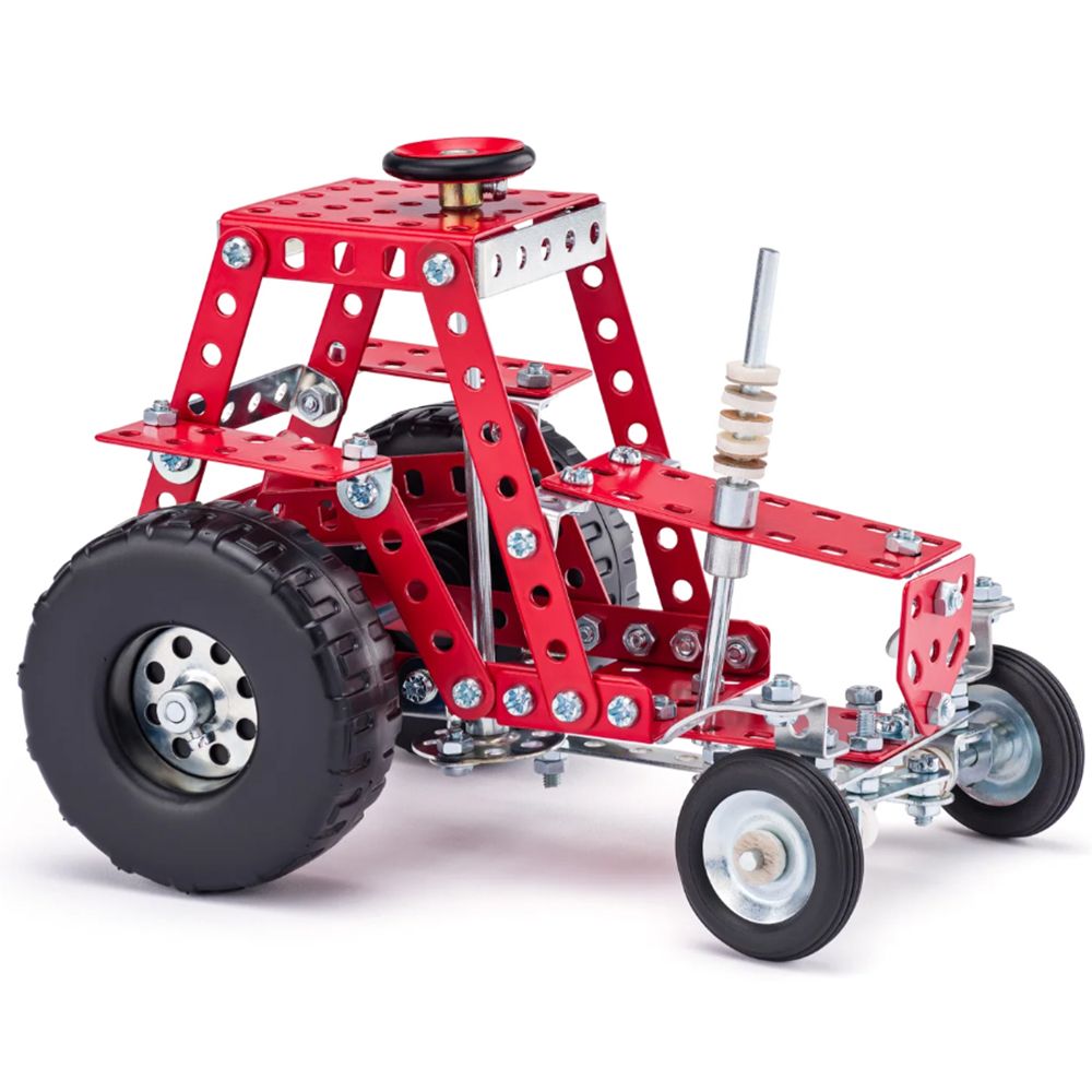 Метален конструктор, Merkur 057, Трактор с кормило, 208 части