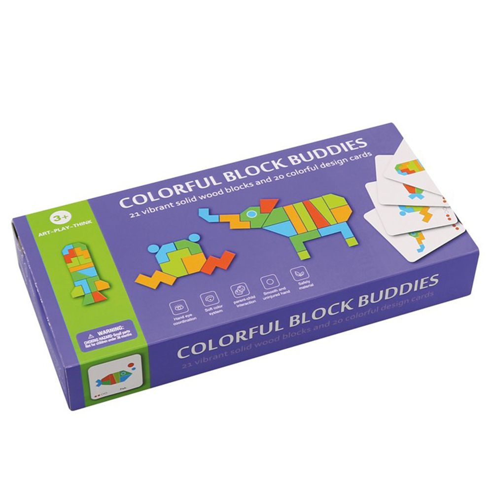 Andreu toys, Дървена цветна мозайка, 21 части
