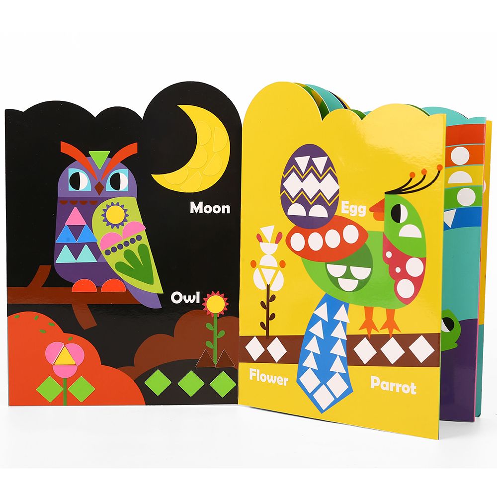 Дидактическа игра, Животни - картини с геометрични стикери