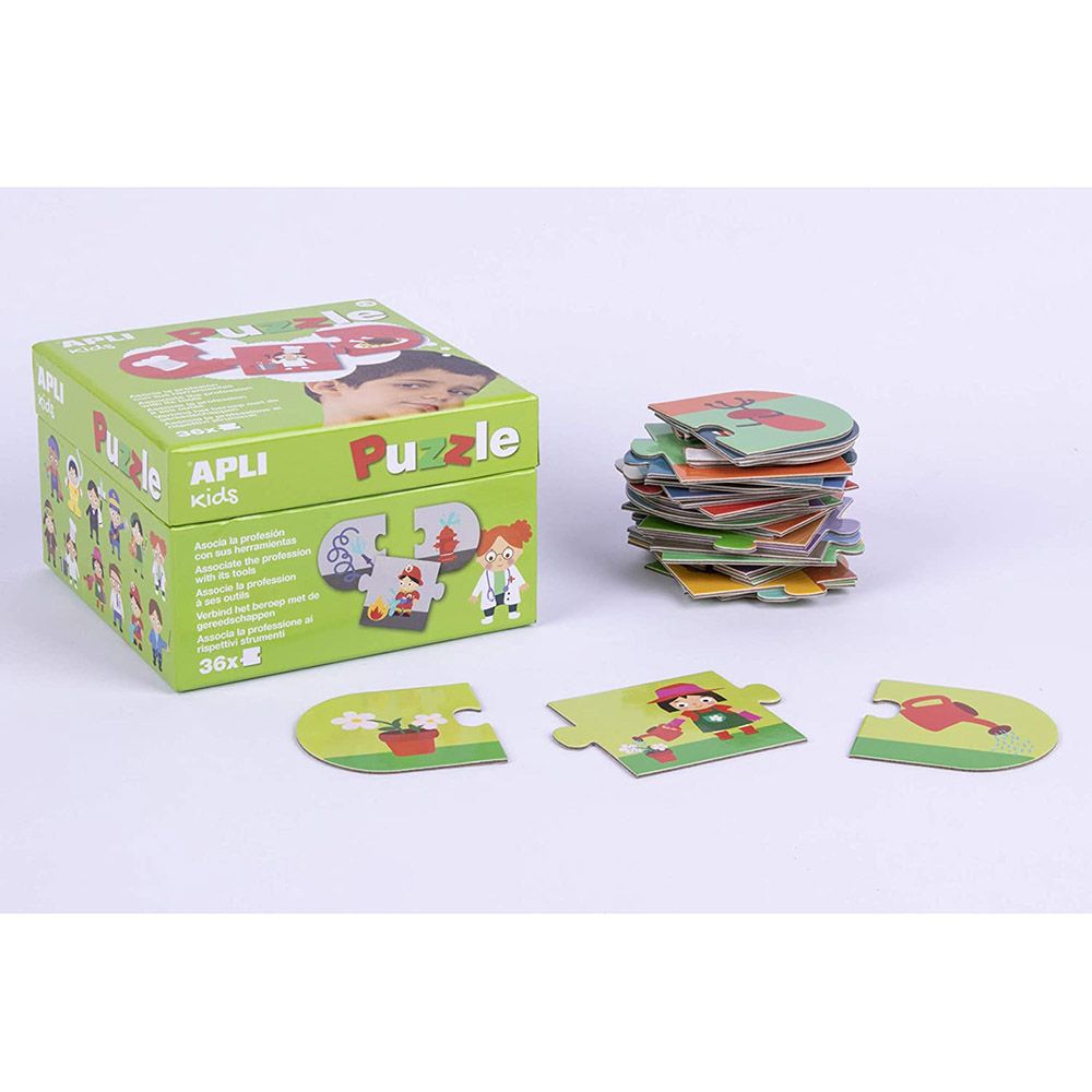 Образователен пъзел, Професиите, 36 елемента