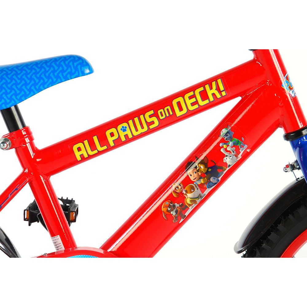 Детски велосипед Paw Patrol, с помощни колела, 16 инча
