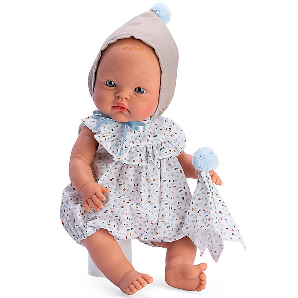 Asi, Кукла бебе Алекс, с цветно боди и шапка с помпон