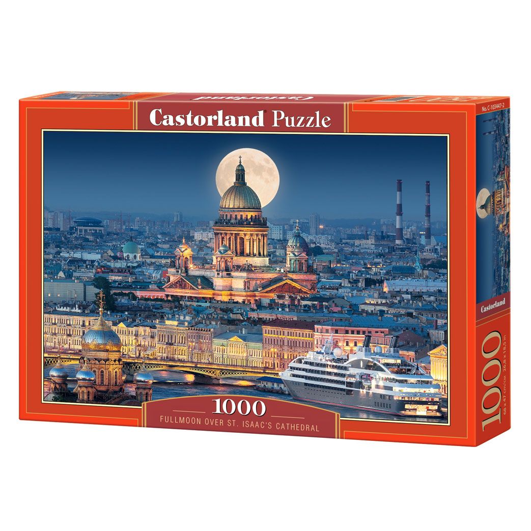 Castorland, Пълнолуние над катедралата Свети Исаак, пъзел 1000 части
