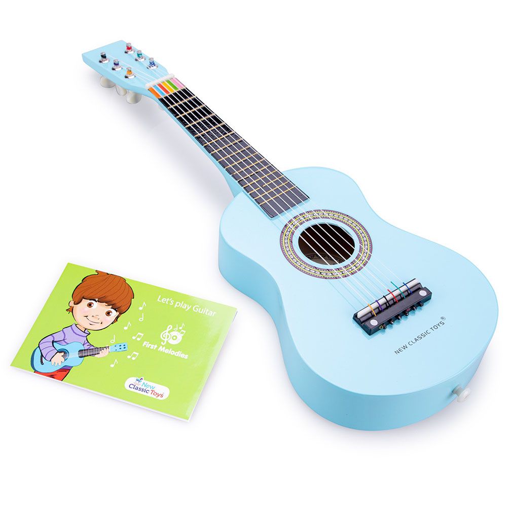 Дървена китара, Синя