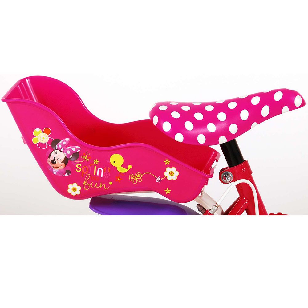 Детски велосипед с помощни колела Disney Minnie, 12 инча