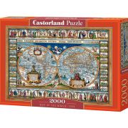 Карта на света, пъзел 2000 части