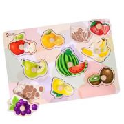 Дървен пъзел с дръжки, Плодове