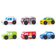 Дървени колички, 6 бр.