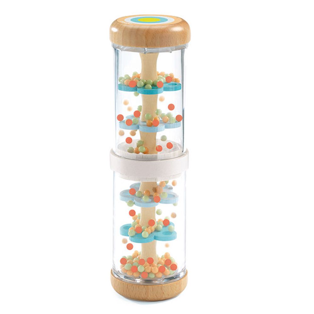 Djeco, Дървена бебешка дрънкалка, BABY RAINI