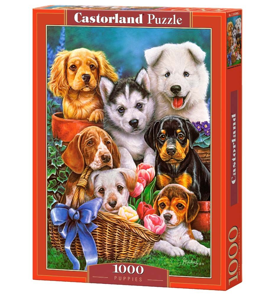 Castorland, Кученца, пъзел 1000 части