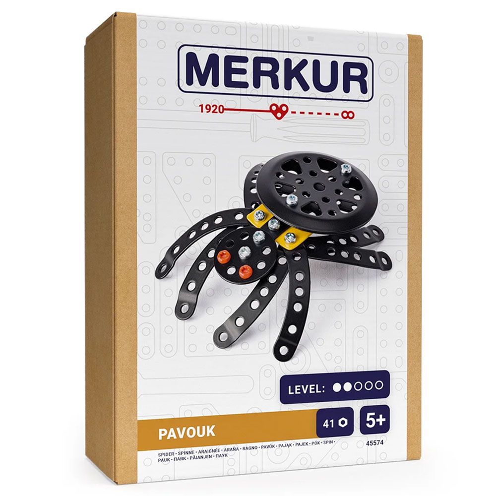 Merkur, Метален конструктор, Паяк, 41 части