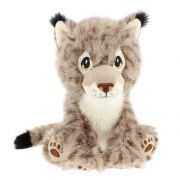 Екологична плюшена играчка, Седяща дива котка, 23 см