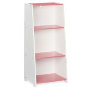 Детски стелаж с 3 отделения,  Розови стъпки
